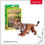 Cubic Fun - National Geographic Animale Salbatice Puzzle 3D Tigru Siberian 87 piese Cubic Fun - 2
